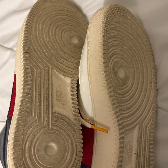 Nike Air Force 1 High Top Nautical Redux Blue Red & White Men’s Size 8.5 - Picture 5 of 7